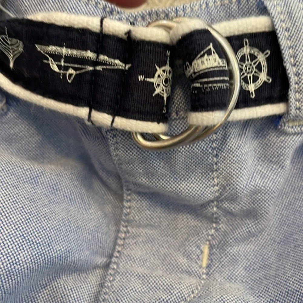 Ralph Lauren chambray pants with belt size 6 mths
